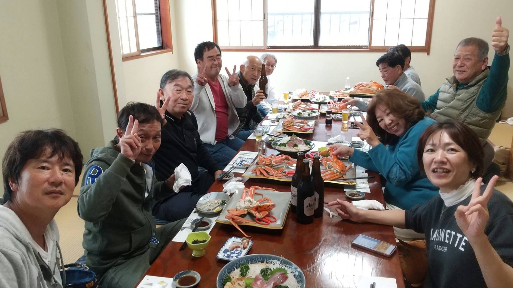 お友達の皆様でご昼食でご利用いただきました。